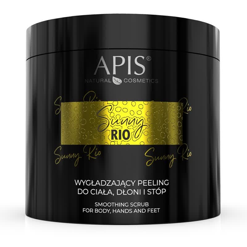 Wygładzający peeling do ciała, dłoni i stóp - Apis Sunny Rio -