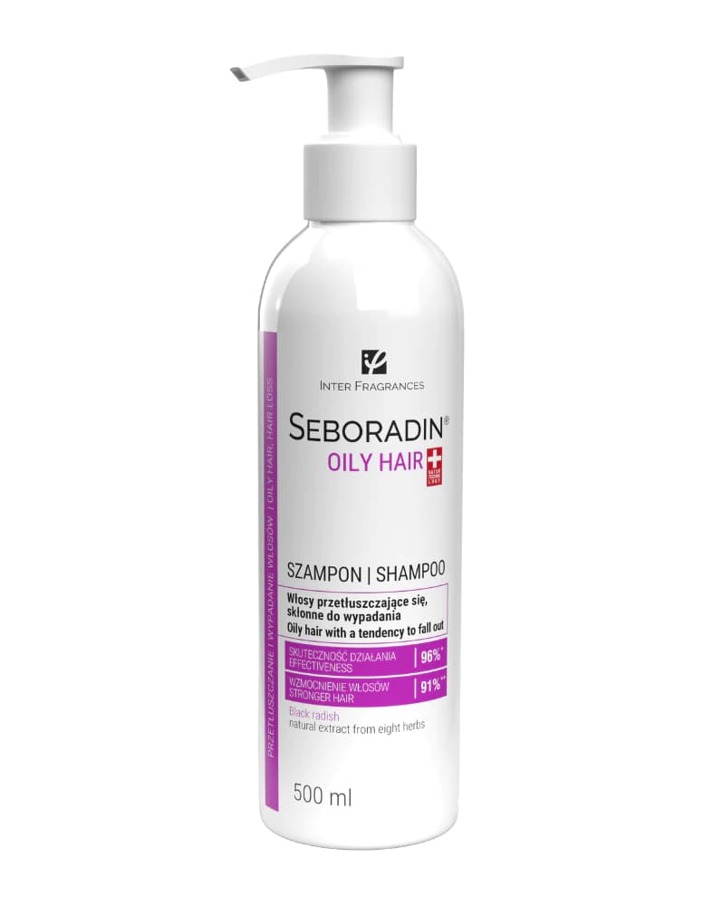 Szampon do włosów przetłuszczających się i skłonnych do wypadania Seboradin Niger Oily Hair