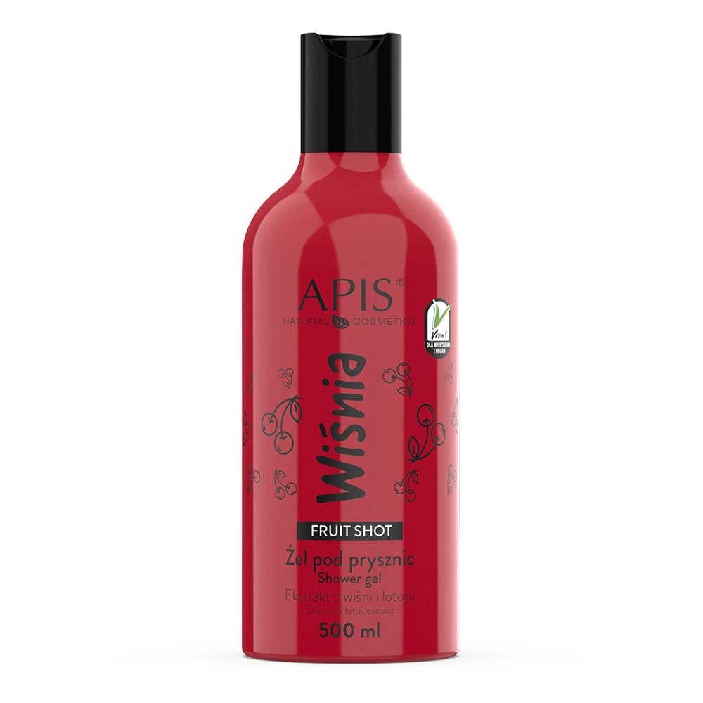Wiśniowy żel pod prysznic - Apis Fruit Shot -