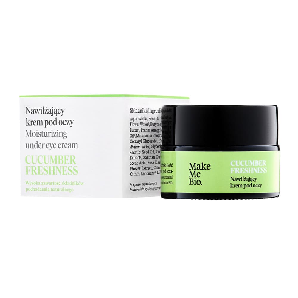 Nawilżający krem pod oczy - Make Me Bio - Cucumber Freshness -