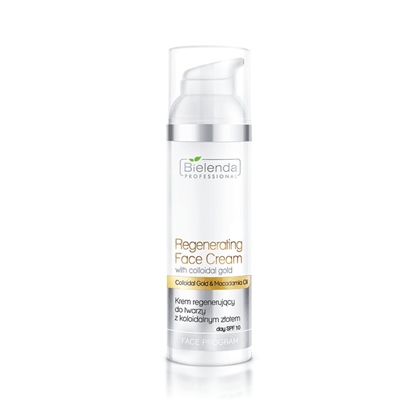 Bielenda REGENERATING FACE CREAM WITH GOLD Krem regenerujący do twarzy z koloidalnym złotem