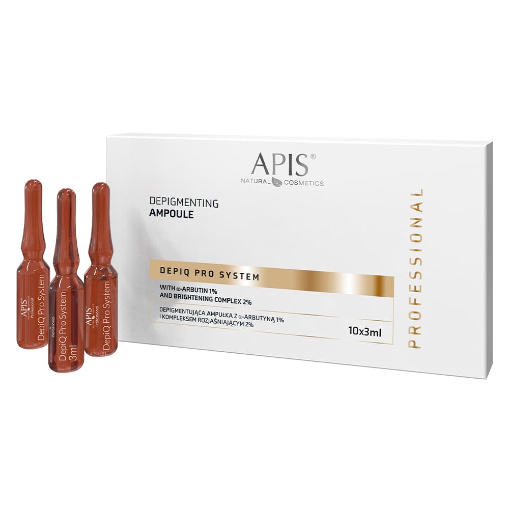 Depigmentująca ampułka z alfa-arbutyną 1% - Apis Depiq Pro System -