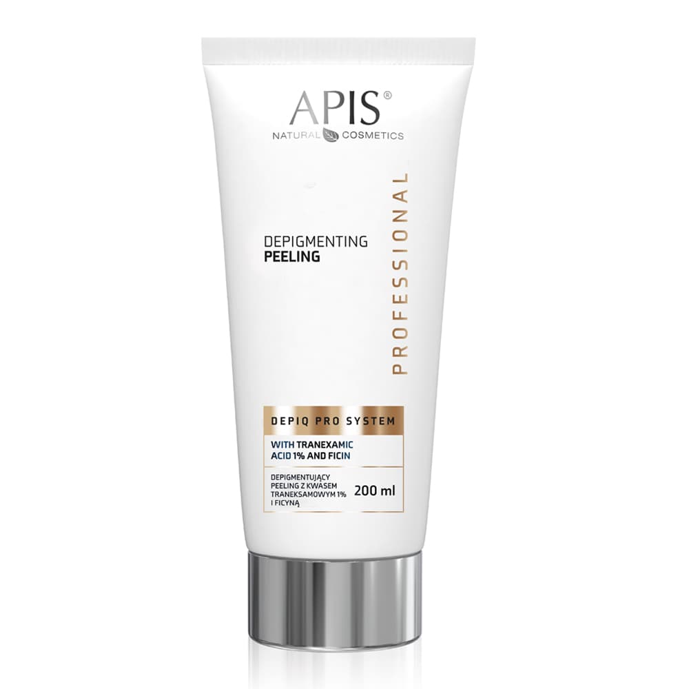 Depigmentujący peeling z kwasem traneksamowym 1% i ficyną - Apis Depiq Pro System -