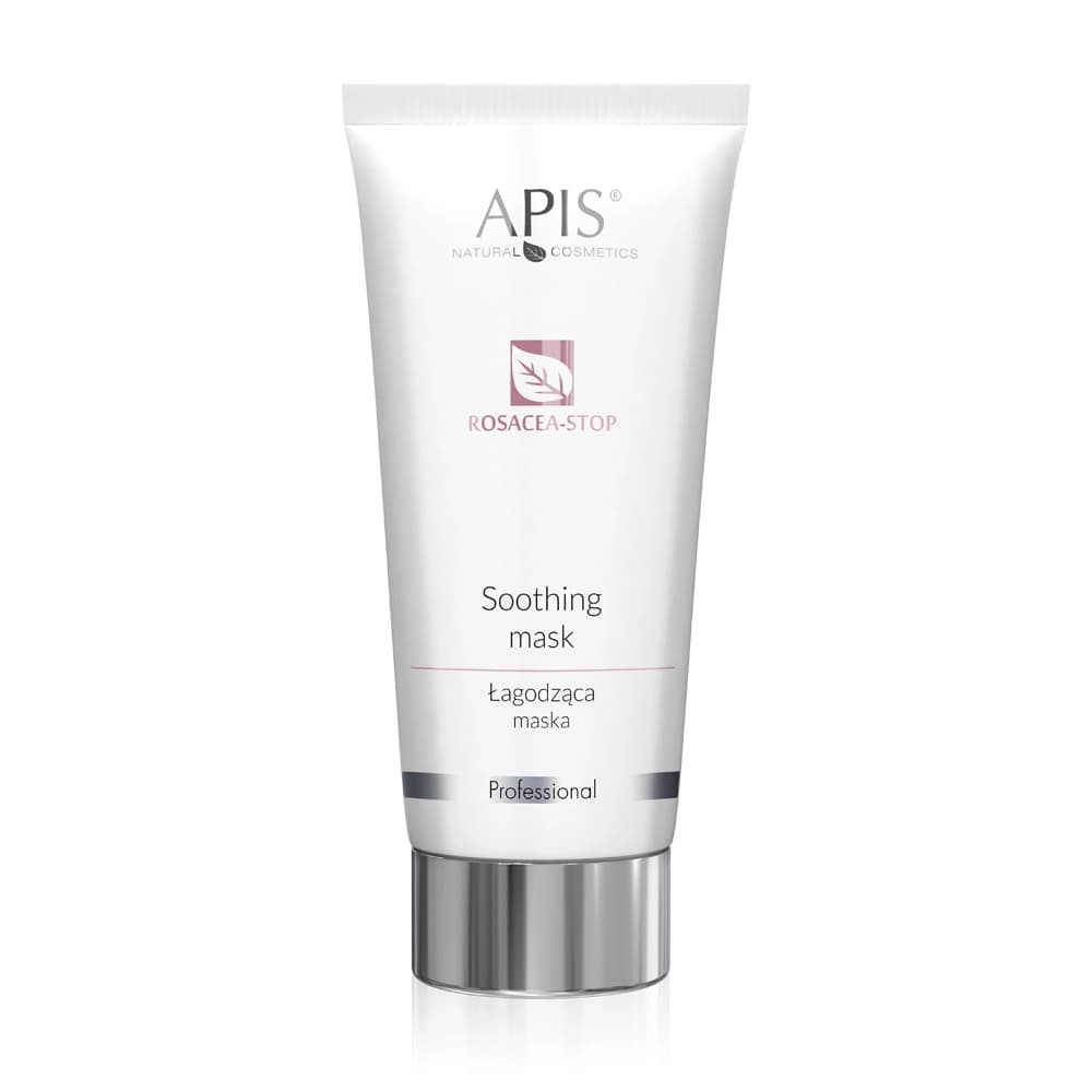 Aksamitna łagodząca maseczka kremowa do twarzy Apis Rosacea-Stop
