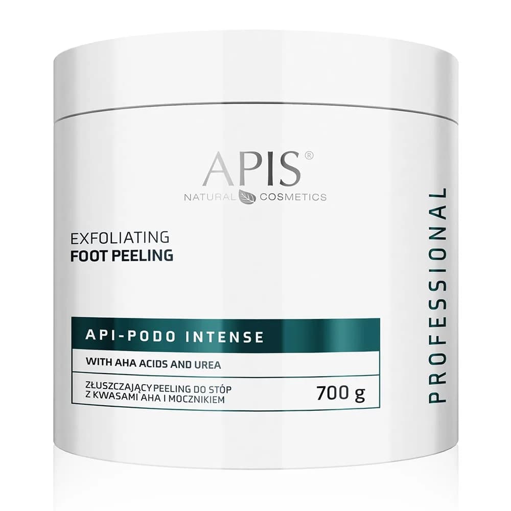 Złuszczający peeling do stóp z kwasami AHA i mocznikiem - Apis API-PODO Intense -