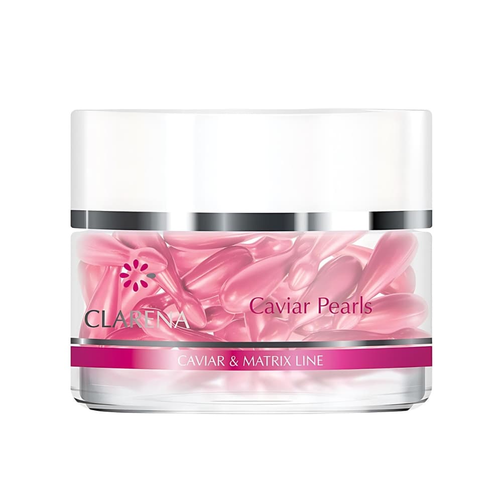 Perły do pielęgnacji twarzy - serum - Clarena - CAVIAR MATRIX LINE - Caviar Pearls -