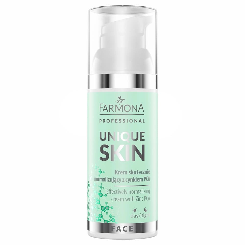 Krem skutecznie normalizujący z cynkiem PCA - Farmona Unique Skin -