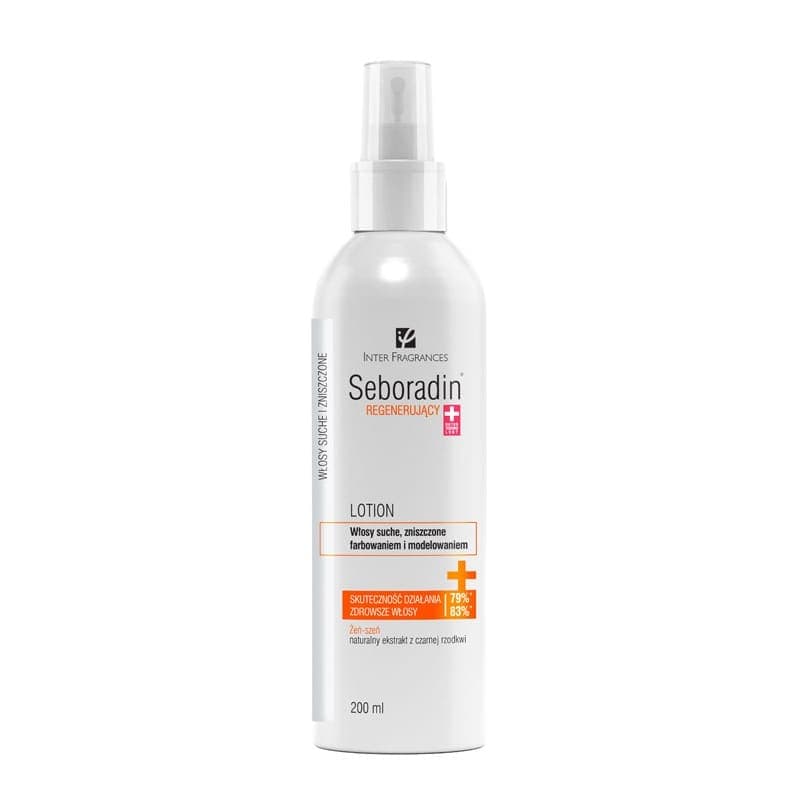 Lotion do włosów suchych, zniszczonych farbowaniem i modelowaniem Seboradin Regenerujący