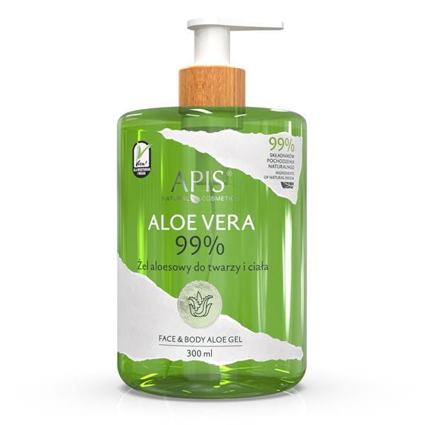 99% żel aloesowy do twarzy i ciała Apis Natural Aloe Vera