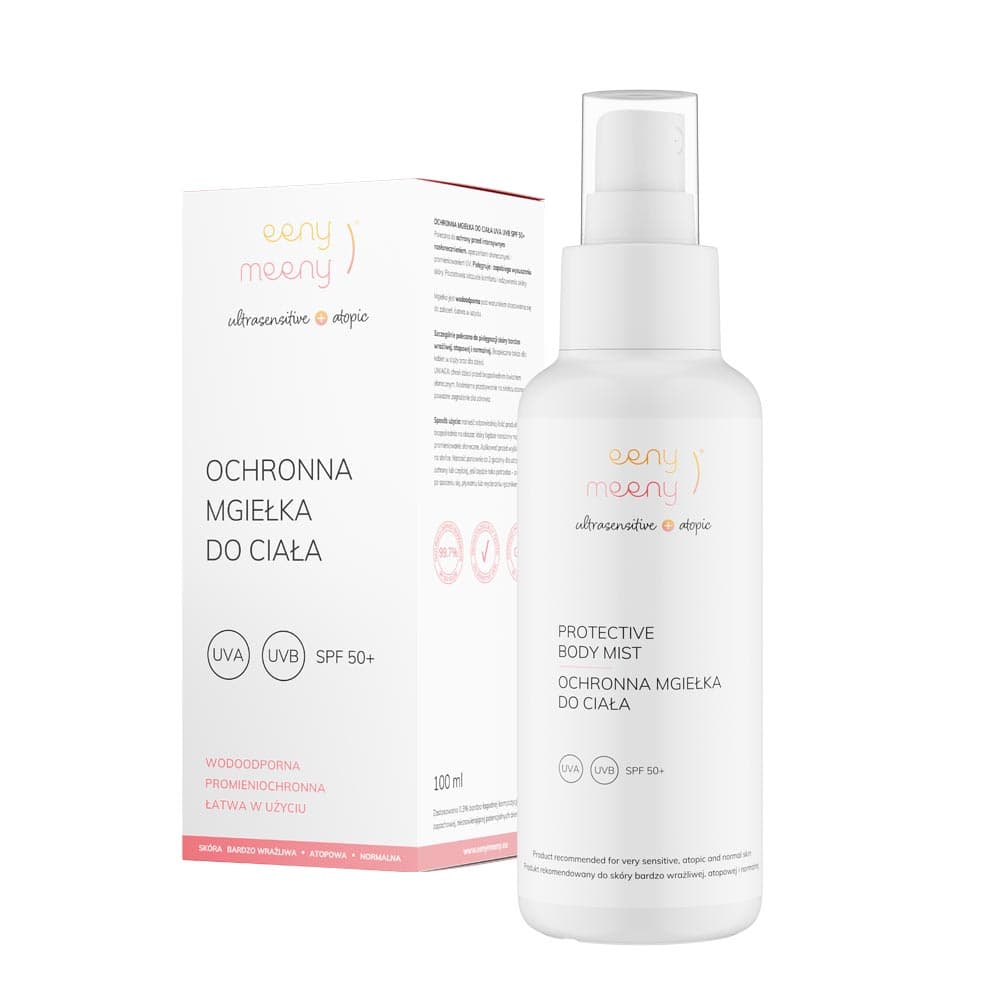 Ochronna mgiełka do ciała SPF 50 eeny meeny