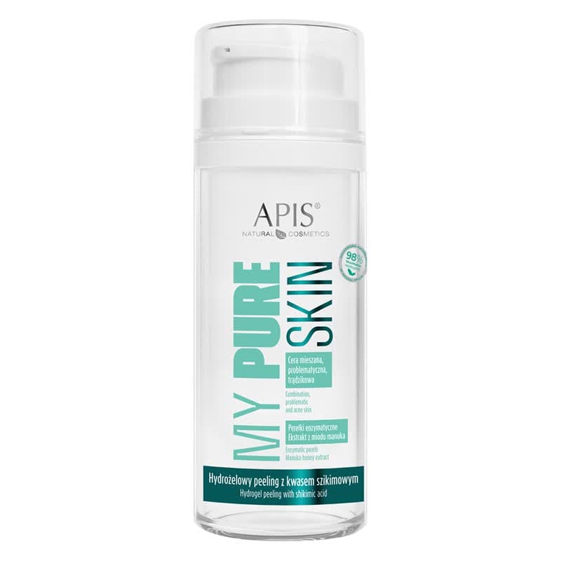 Hydrożelowy peeling z kwasem szikimowym - Apis My Pure Skin -