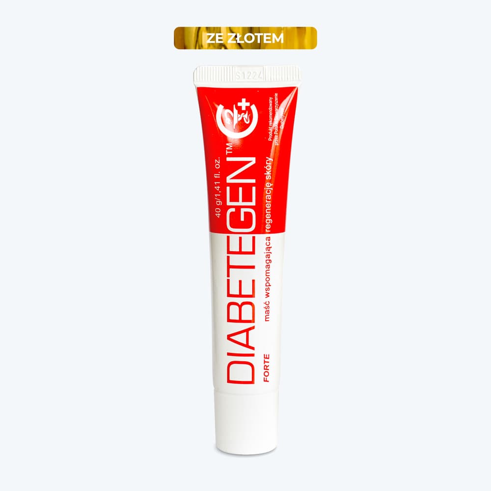 DIABETEGEN FORTE maść wspomagająca gojenie ze złotem