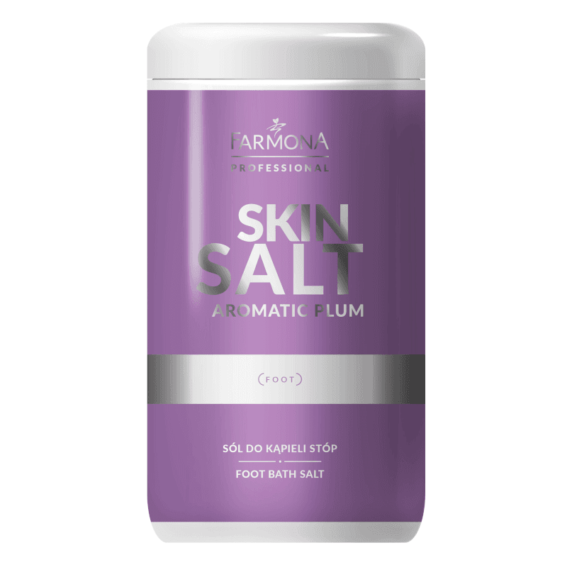 Sól do kąpieli stóp - Farmona Skin Salt Aromatic Plum -