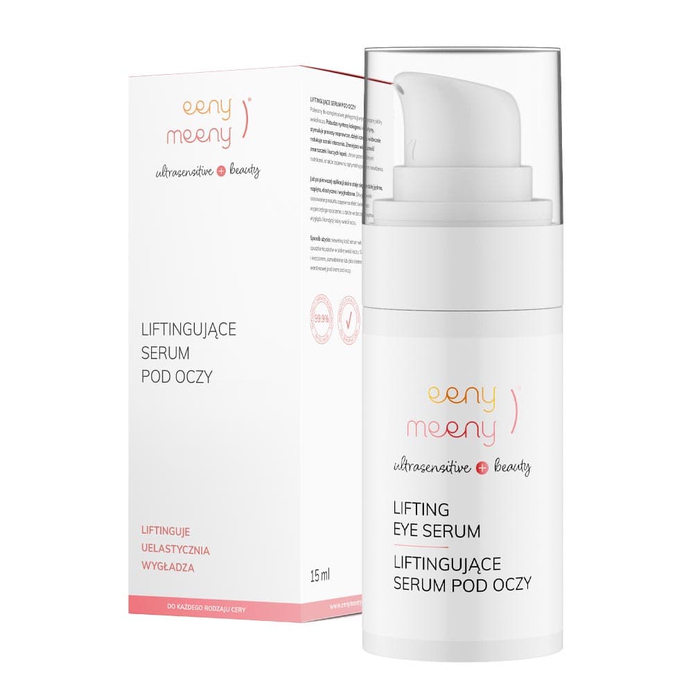 Liftingujące serum pod oczy eeny meeny