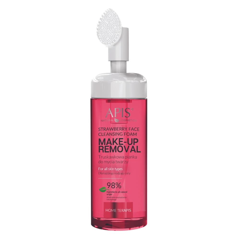 Truskawkowa pianka do mycia twarzy - Apis - Home Terapis - Make-Up Removal -