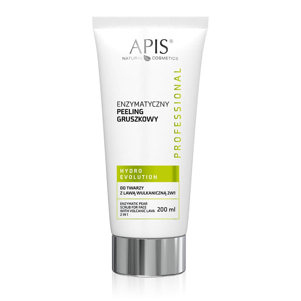 Enzymatyczny peeling gruszkowy z lawą wulkaniczną 2w1 - Apis Hydro Evolution -