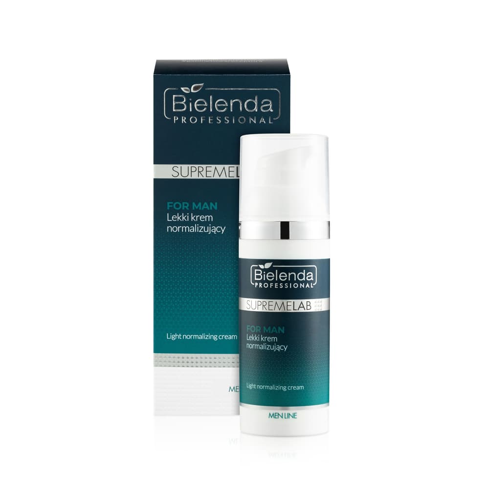 Lekki krem normalizujący - Bielenda Supremelab Men Line -