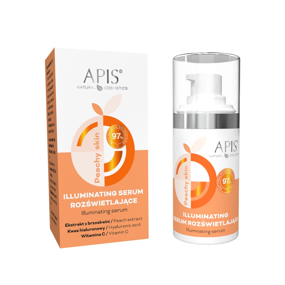 Serum rozświetlające - Apis Peachy Skin Illuminating -