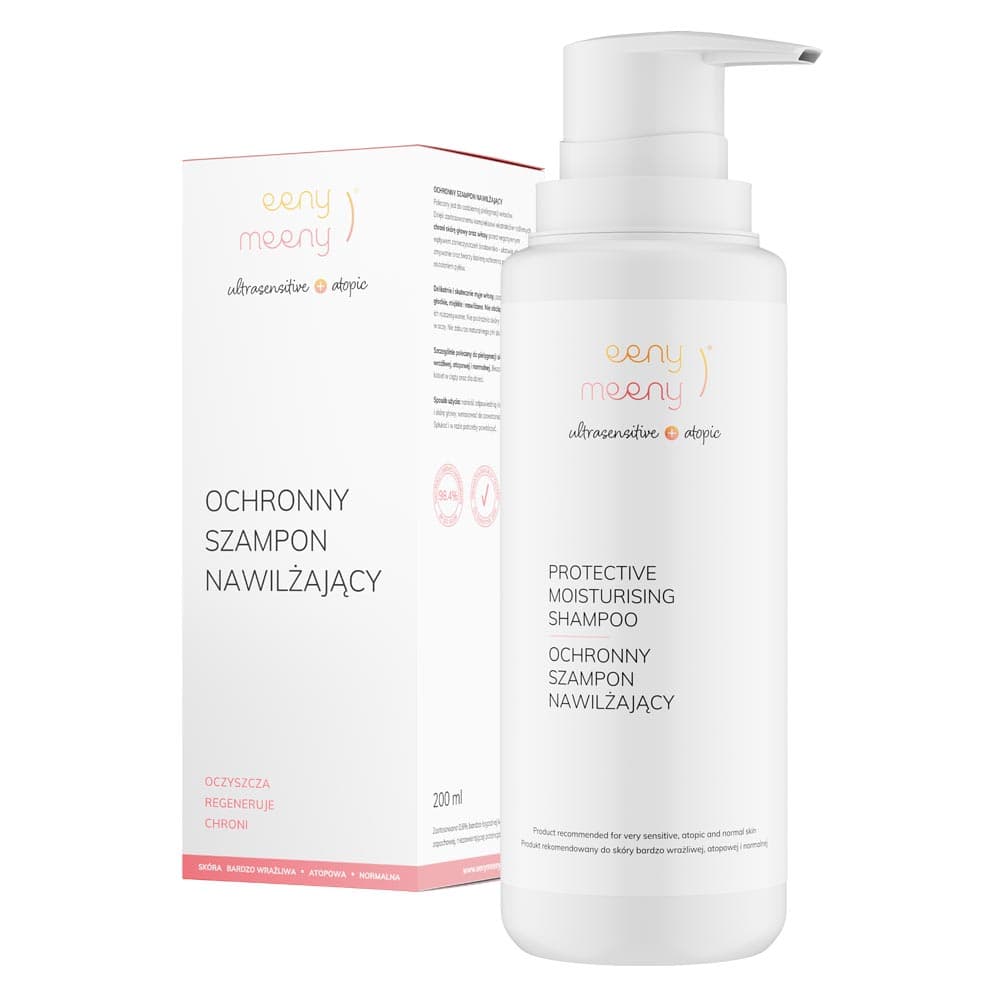 Naturalny ochronny szampon nawilżający do włosów eeny meeny