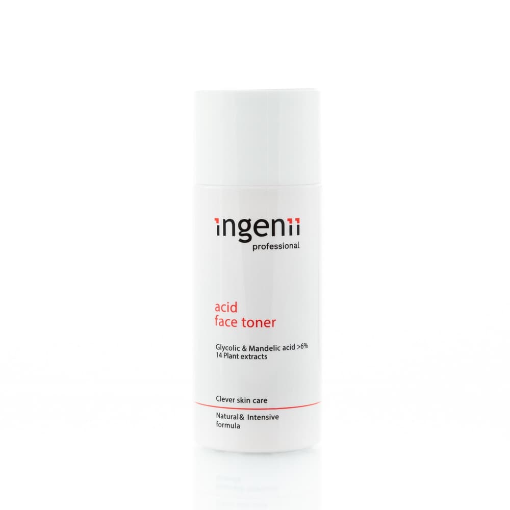 Wygładzający tonik kwasowy do twarzy - Ingenii acid face toner -