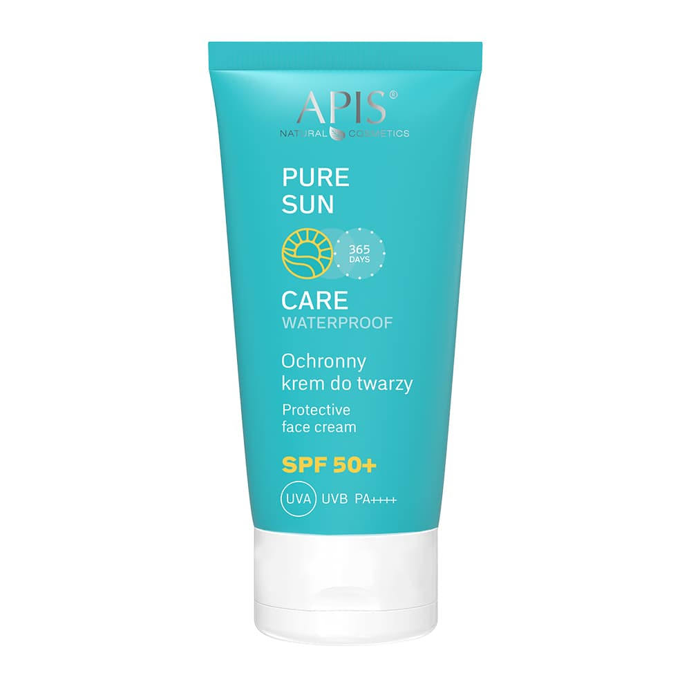 Krem do twarzy z filtrami SPF 50 - Apis Pure Sun Care -