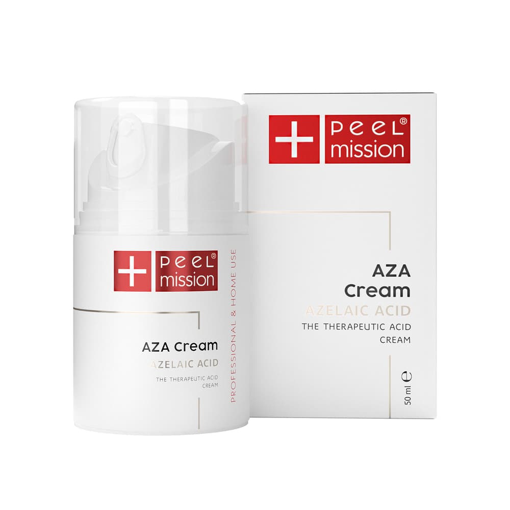 Krem z kwasem azelainowym na trądzik - Peel Mission - AZA Cream -