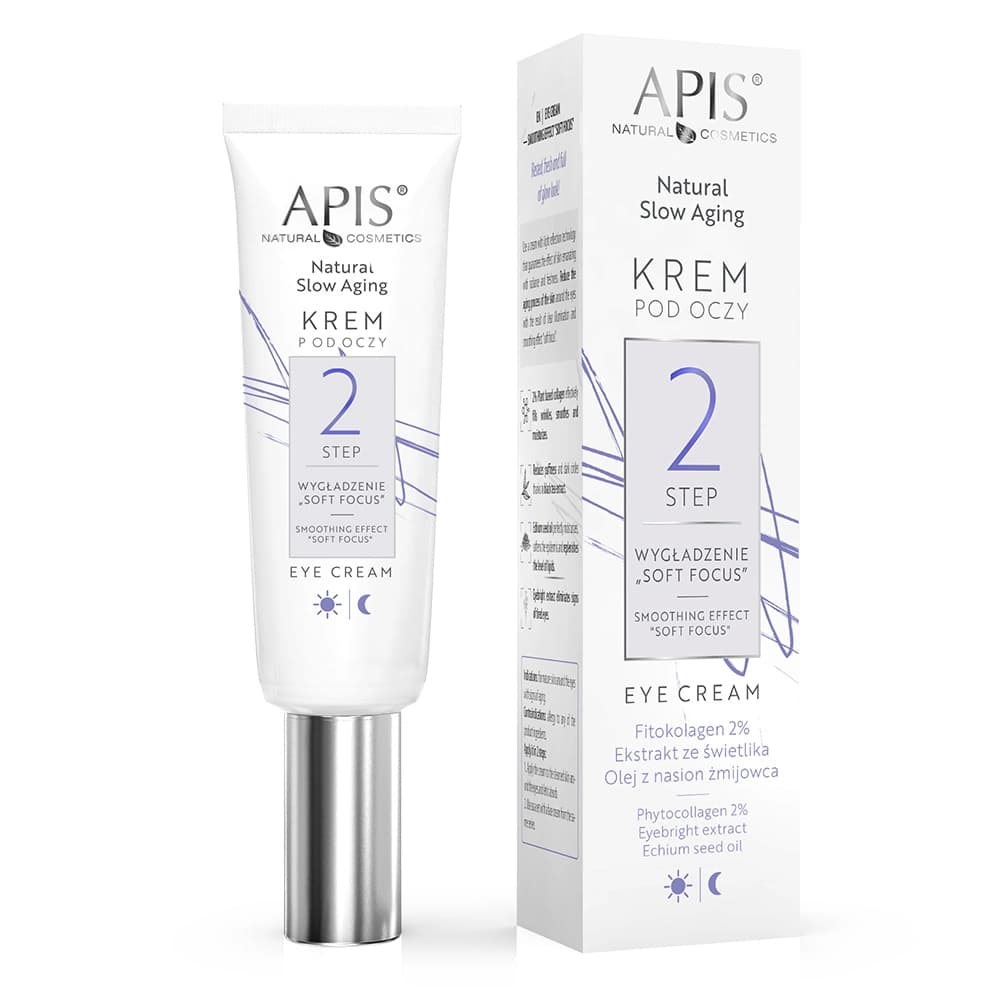 Krem pod oczy - STEP 2 Wygładzenie Soft Focus - Apis Natural Slow Aging -