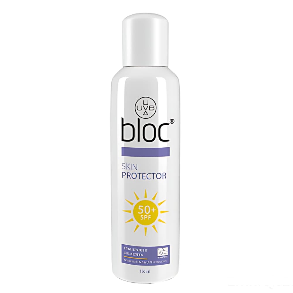 Mgiełka do twarzy i ciała z filtrami UVA i UVB SPF 50+ - BLOC - Skin Protector Spray -