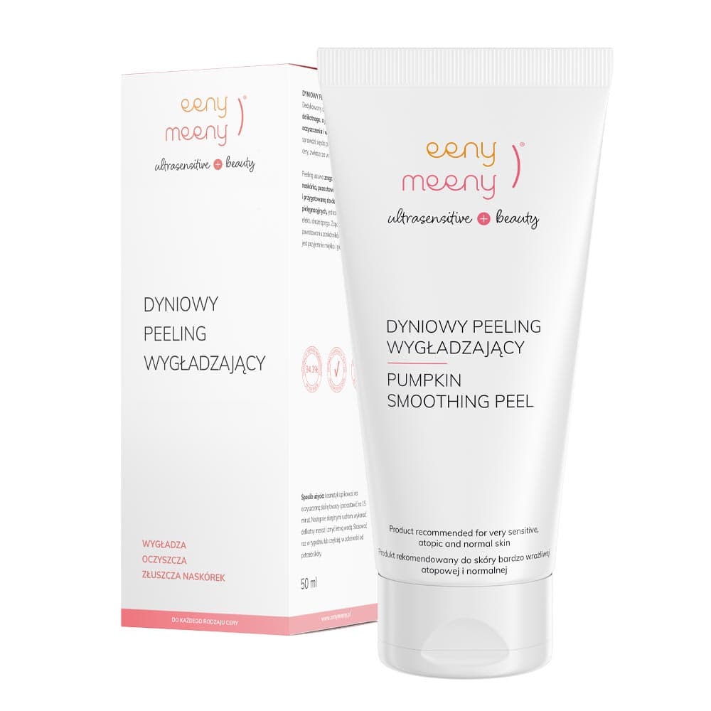 Dyniowy peeling wygładzający do twarzy eeny meeny