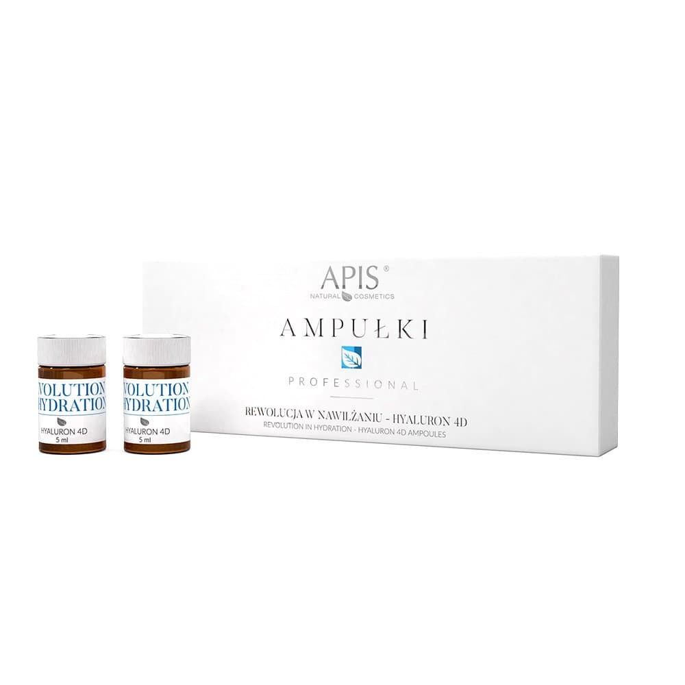 Kwas hialuronowy w ampułkach Apis Professional HYALURON 4D ampułek