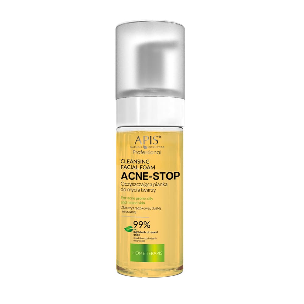 Oczyszczająca pianka do mycia twarzy - Apis Acne-Stop Home Terapis -