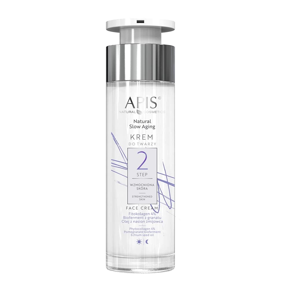 Krem do twarzy - STEP 2 Wzmocniona skóra - Apis Natural Slow Aging -