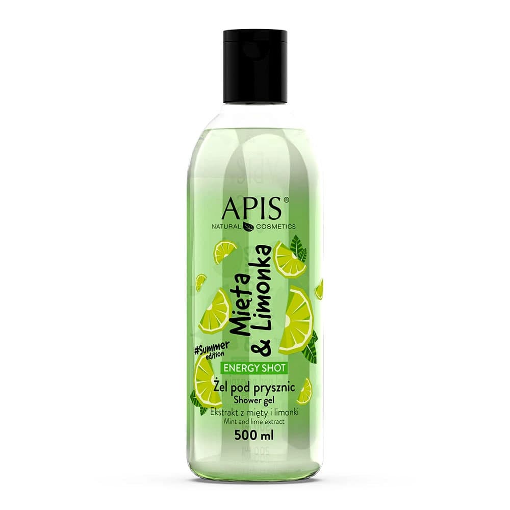 Żel pod prysznic Mięta&Limonka - Apis Energy Shot -