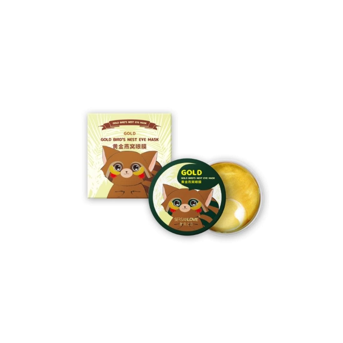 Gold Bird's Nest Eye Mask,. - Pielęgnacyjne hydrożelowe płatki pod oczy