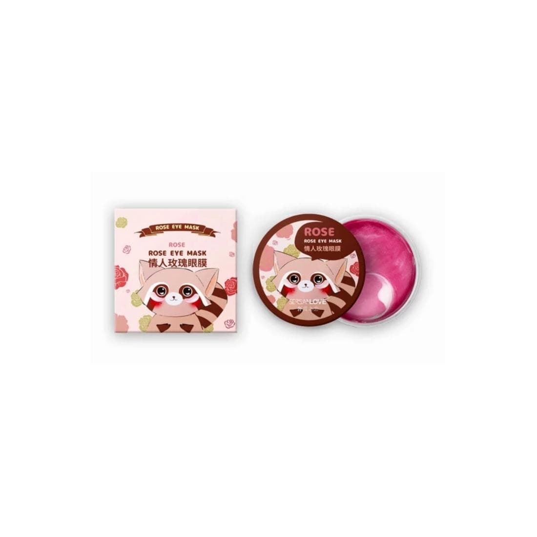 Rose Eye Mask,. - Pielęgnacyjne hydrożelowe płatki pod oczy