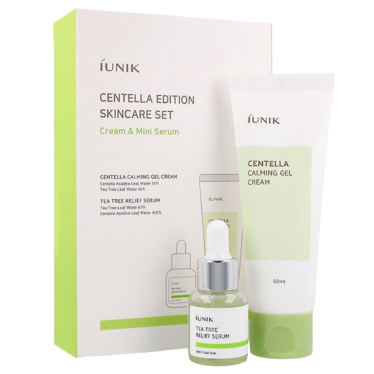 SET - Centella Edition Skincare Set (serum + krem) - zestaw prezentowy z wąkrotą azjatycką
