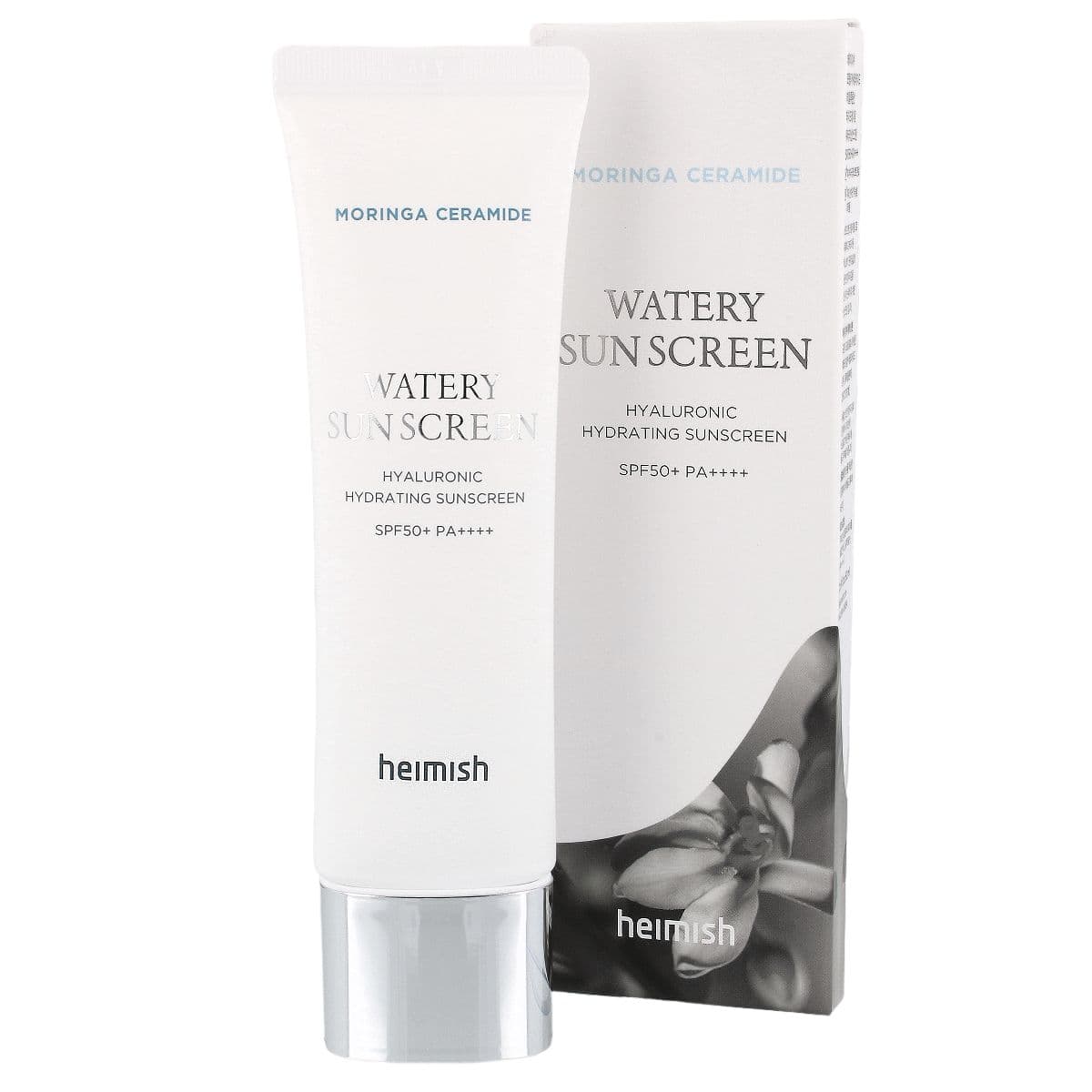 Moringa Ceramide Hyaluronic Acid Hydrating Watery Sunscreen SPF 50+ PA++++, - ceramidowy krem z filtrem