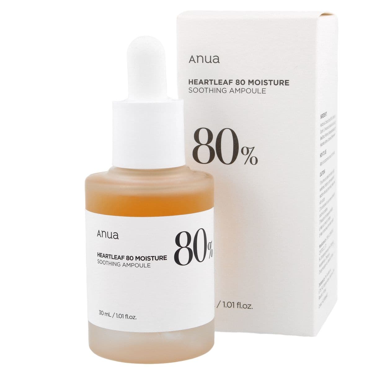 Heartleaf 80% Ampoule, - kojące serum do twarzy