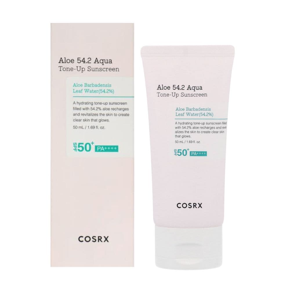 Aloe 54.2 Aqua Tone-Up Sunscreen, - lekki krem tone-up z filtrem SPF 50+/PA++++