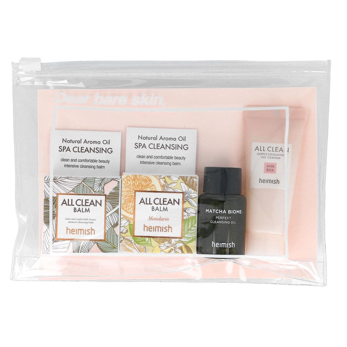 Dear Bare Skin, CLEANSING KIT - zestaw do oczyszczania twarzy