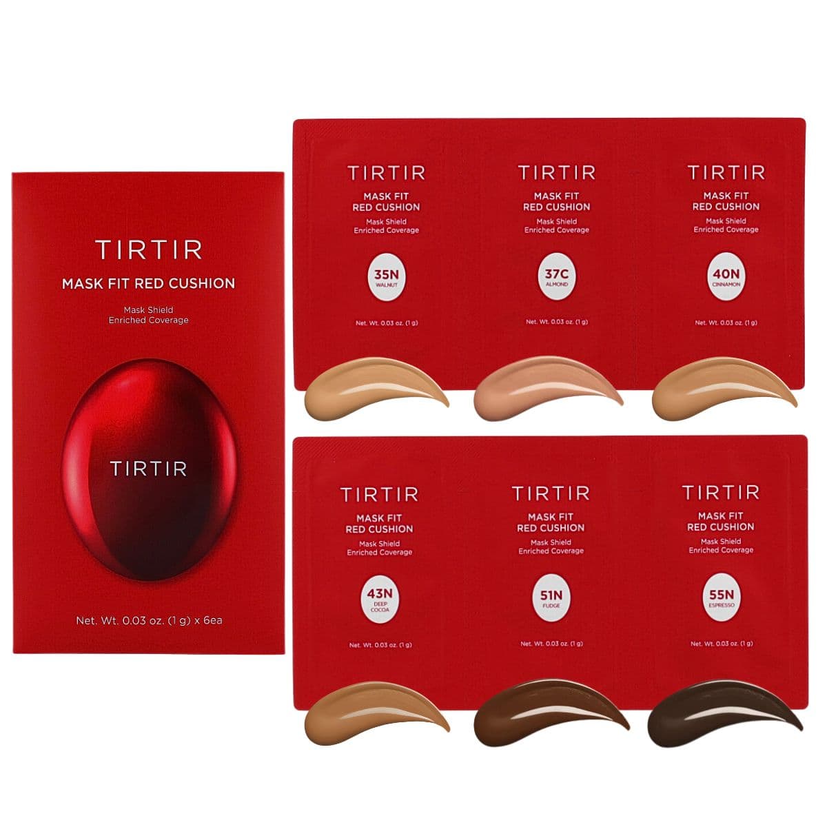 Mask Fit Red Cushion Trial Kit