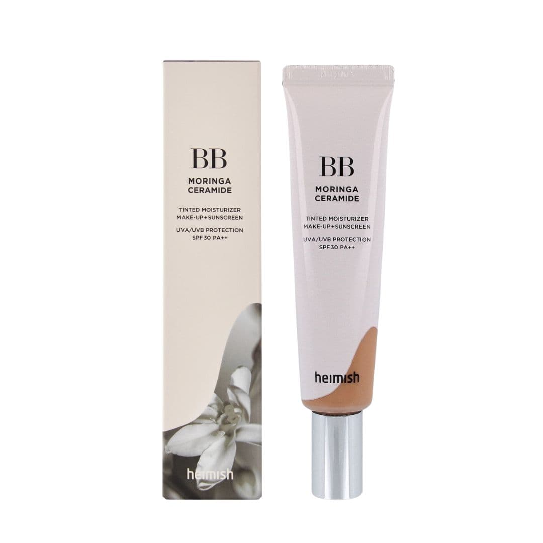 Moringa Ceramide BB Cream 28 Tan SPF 30 PA++, – nawilżająco-odżywczy krem BB z ceramidami, średni ciepły beż