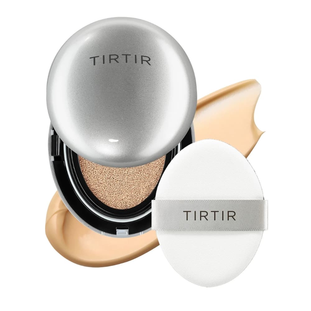 Mask Fit Aura Cushion 24N Latte, - rozświetlający podkład w formie cushion, średni odcień z neutralnymi tonami