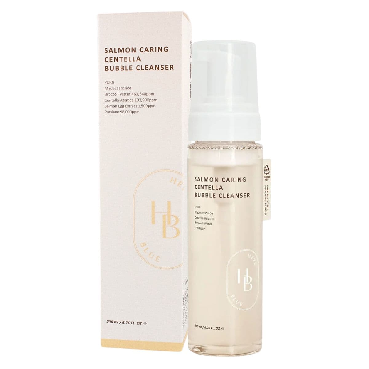 Salmon Caring Centella Bubble Cleanser, - pianka do oczyszczania twarzy