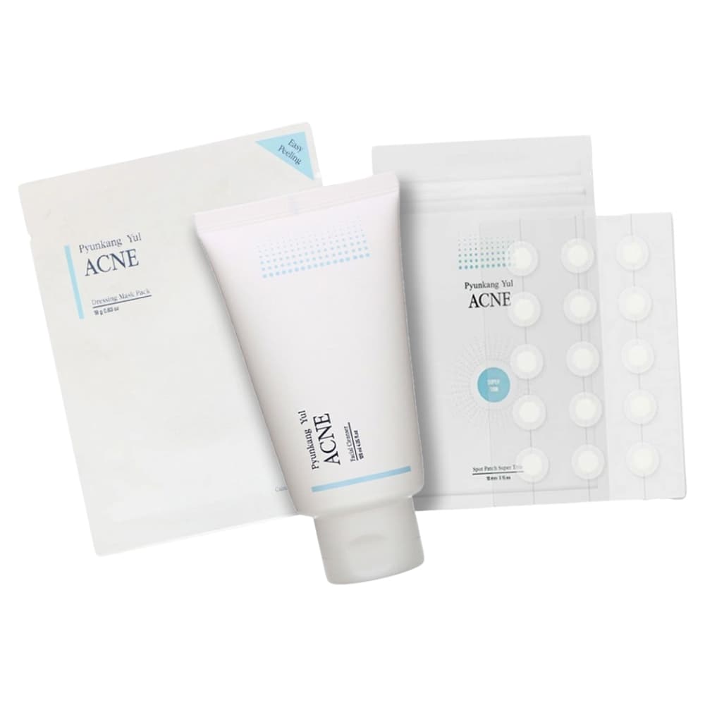 ACNE — zestaw oczyszczający z maską i plastrami