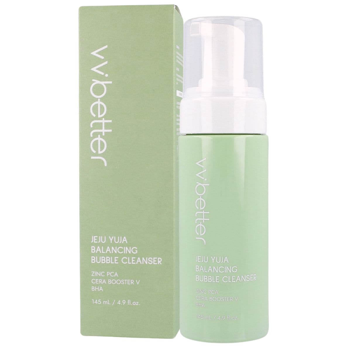 JEJU YUJA Balancing Bubble Cleanser, - łagodna pianka oczyszczająca do twarzy