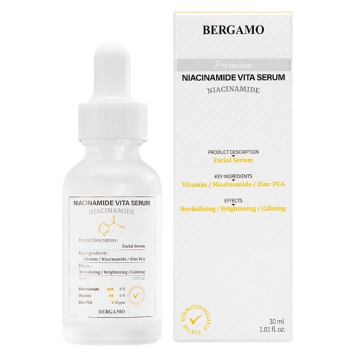 Niacinamide Vita Serum, - witaminowe serum do twarzy z niacynamidem