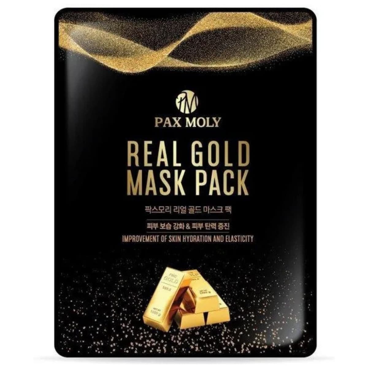 Real Gold Mask Pack, - maska w płachcie ze złotymi ekstraktami i mleczkiem pszczelim