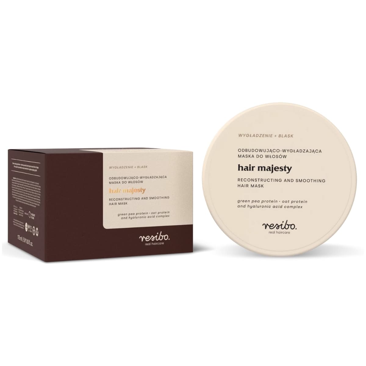 Hair Majesty odbudowująco-wygładzająca maska do włosów