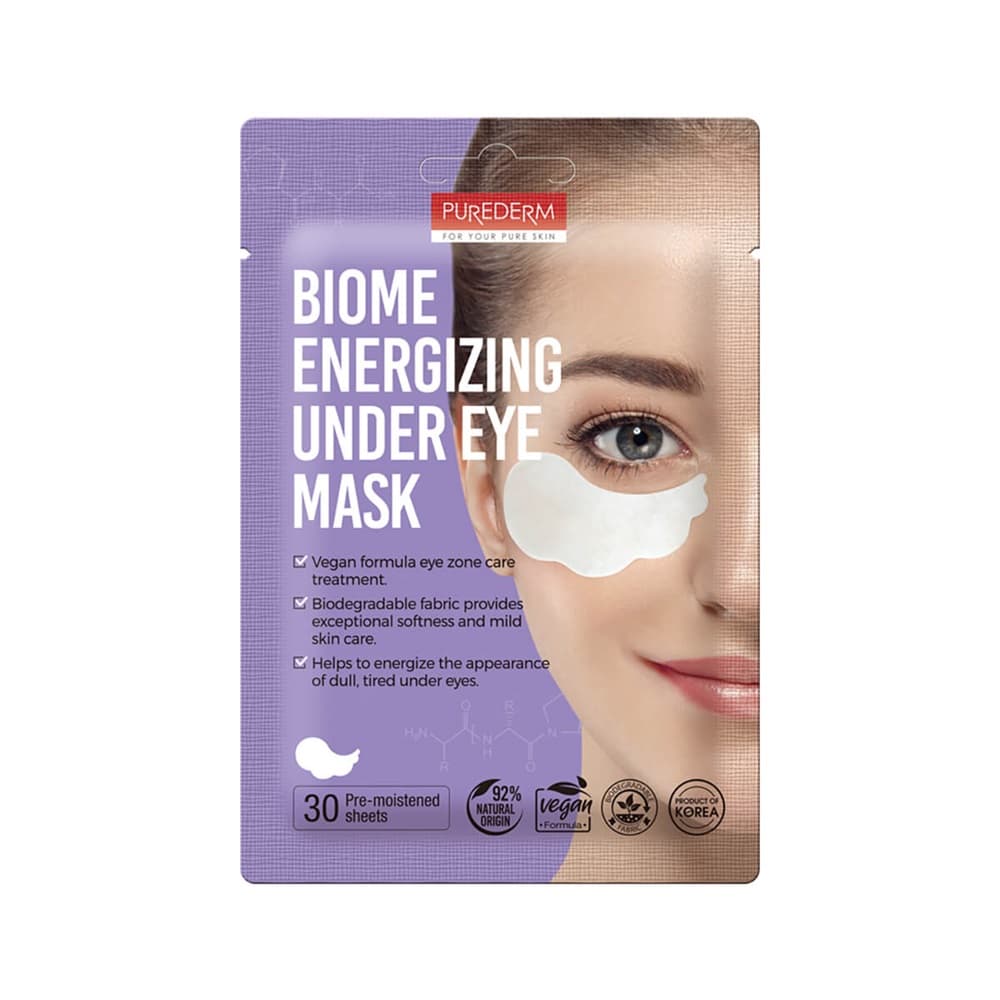 Biome Energizing Under Eye Mask,. - probiotyczne wegańskie płatki pod oczy
